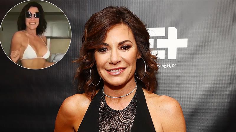 Luann De Lesseps Shows Off Her Sexy Figure In A String Bikini Access