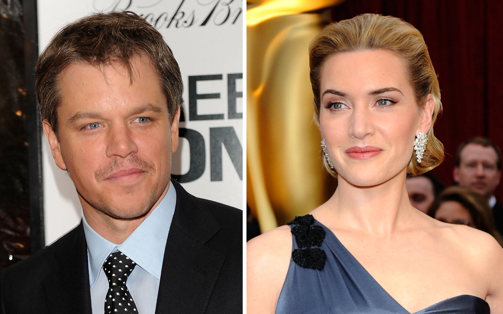 Matt Damon and Kate Winslet