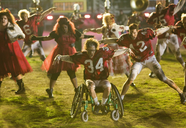 The “Thriller” post-Super Bowl episode of “Glee”