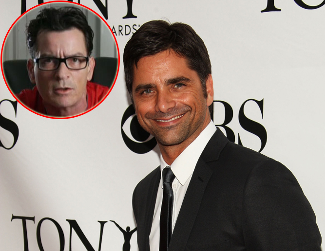 John Stamos, insert: Charlie Sheen