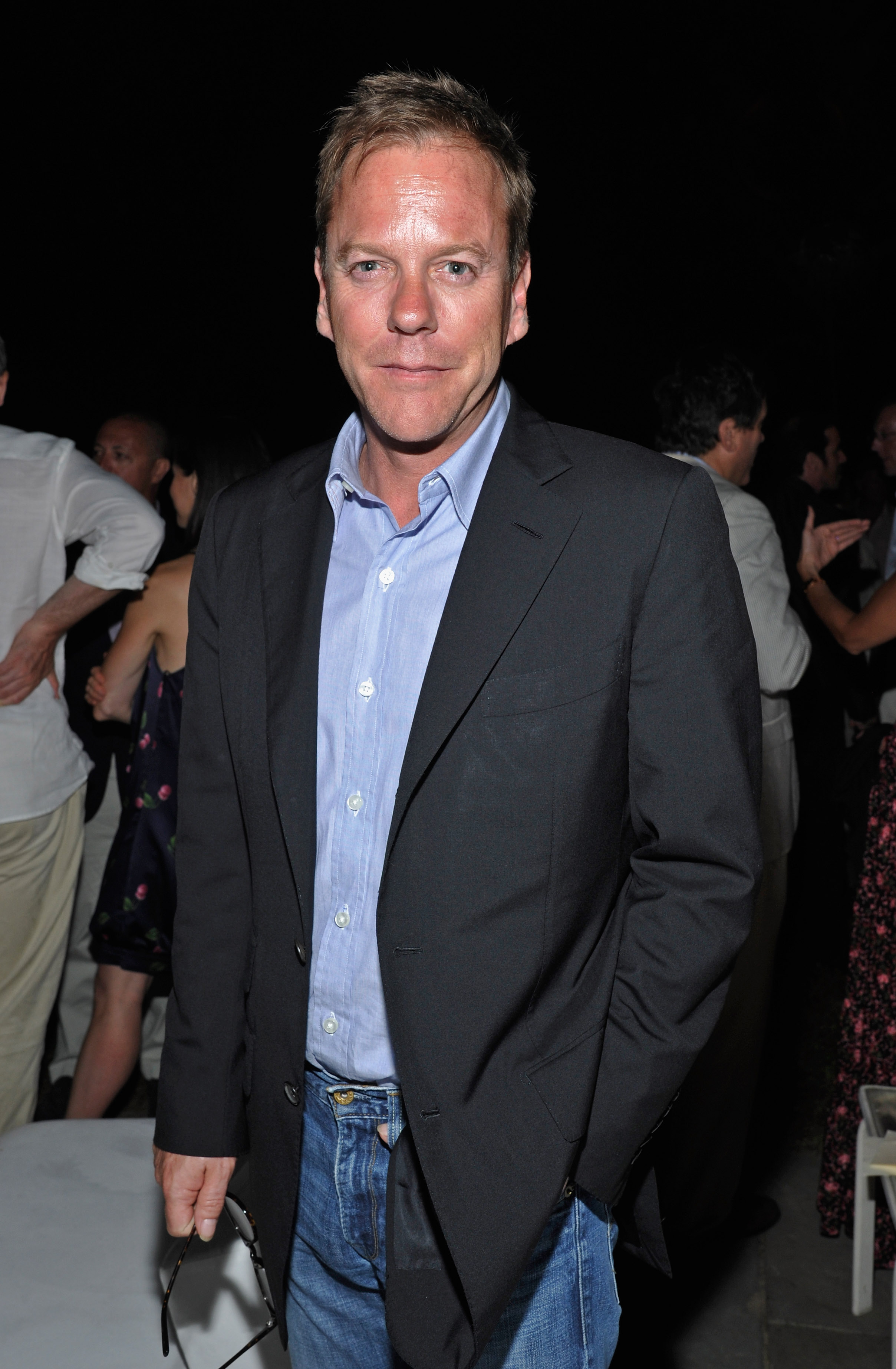 Kiefer Sutherland attends the Showtime and Cinema Society premiere of ‘Homeland’ at a private residence in East Hampton, NY, on August 13, 2011