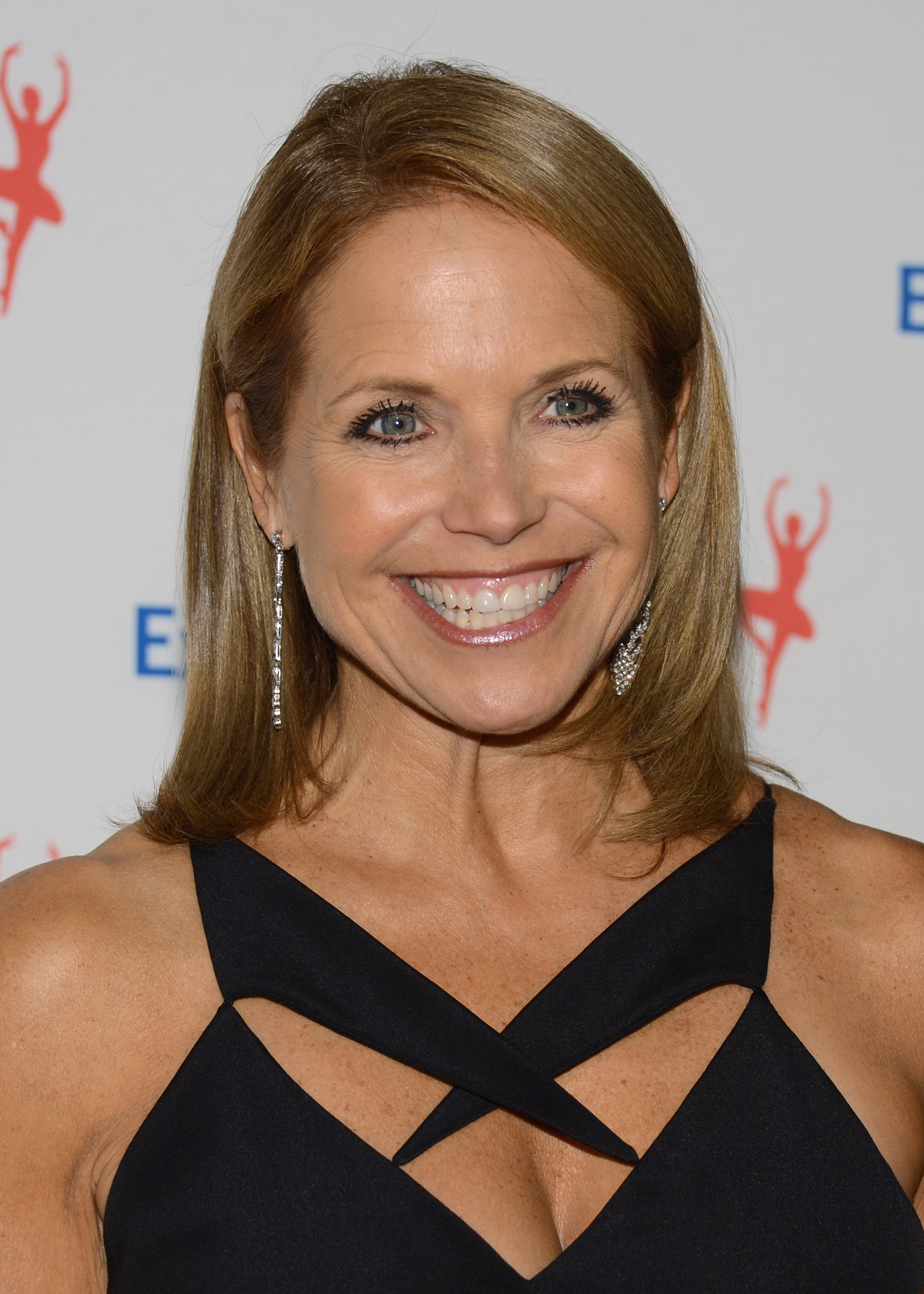 Katie Couric attends the 6Th Annual Exploring the Arts Gala hosted by Tony Bennett and Susan Benedetto at Cipriani 42nd Street, NYC, on October 4, 2012