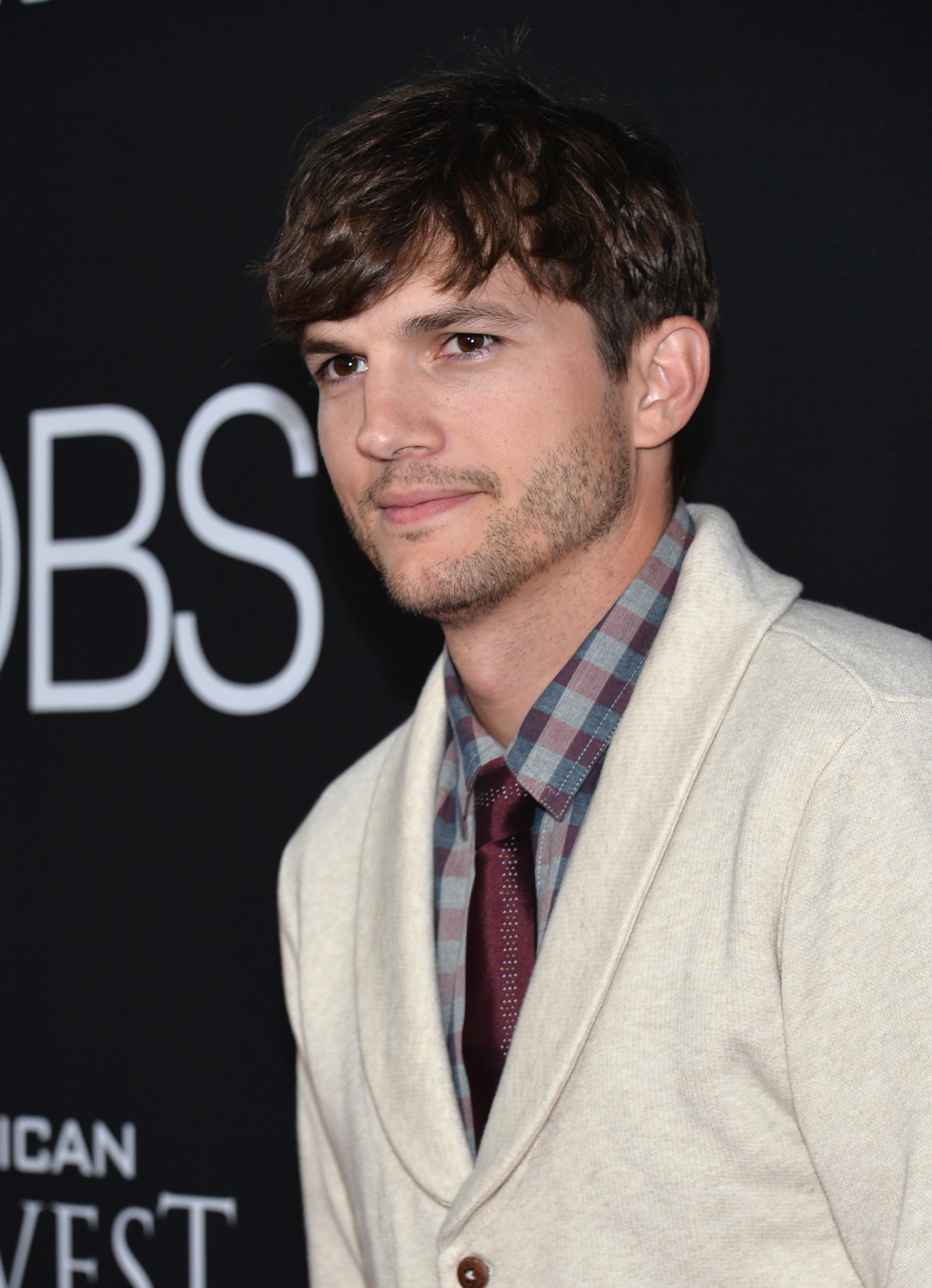 Ashton Kutcher attends the screening of Open Road Films and Five Star Feature Films’ ‘Jobs’ at Regal Cinemas L.A. Live on August 13, 2013 in Los Angeles