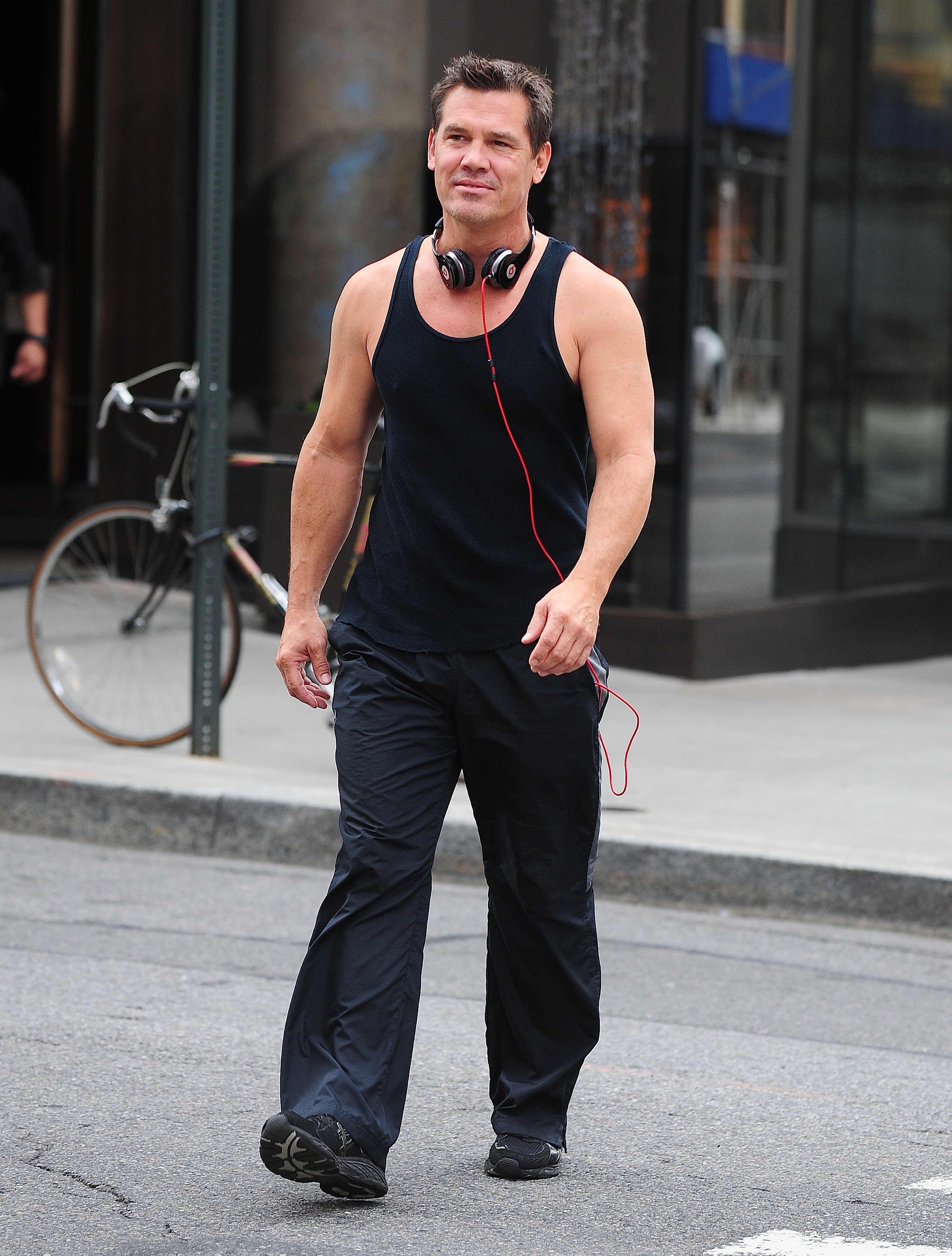 Josh Brolin is seen in Soho on September 13, 2013 in New York City