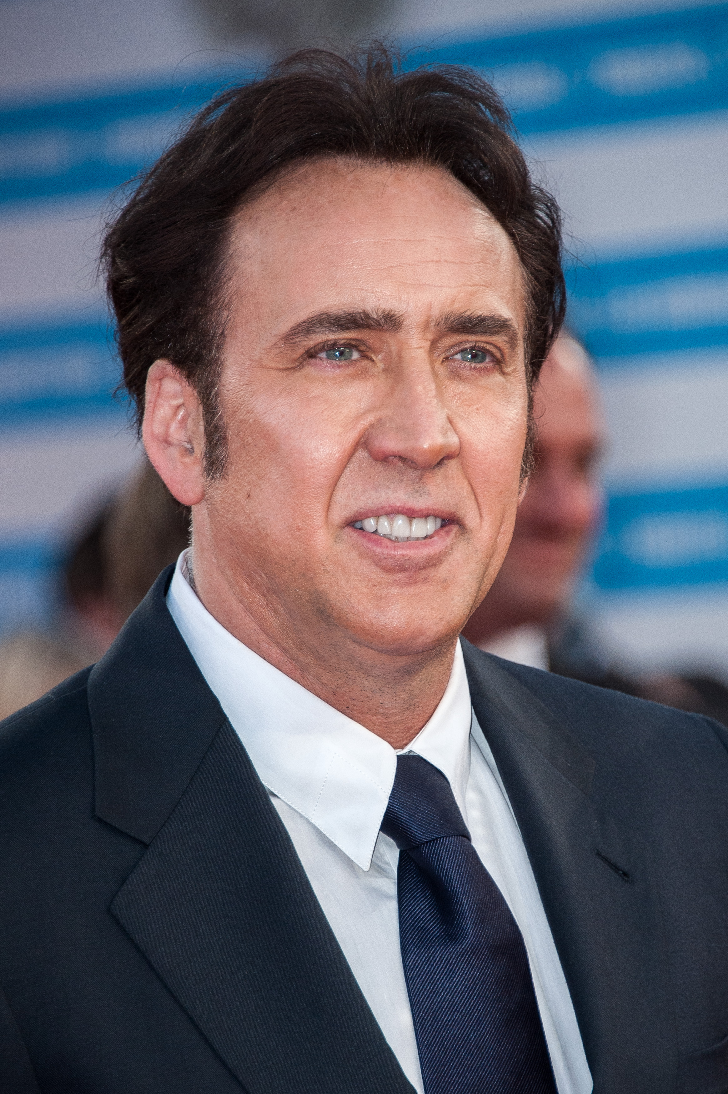 Nicolas Cage arrives at the premiere of the movie ‘Joe’ during the 39th Deauville American film festival on September 2, 2013 in Deauville, France