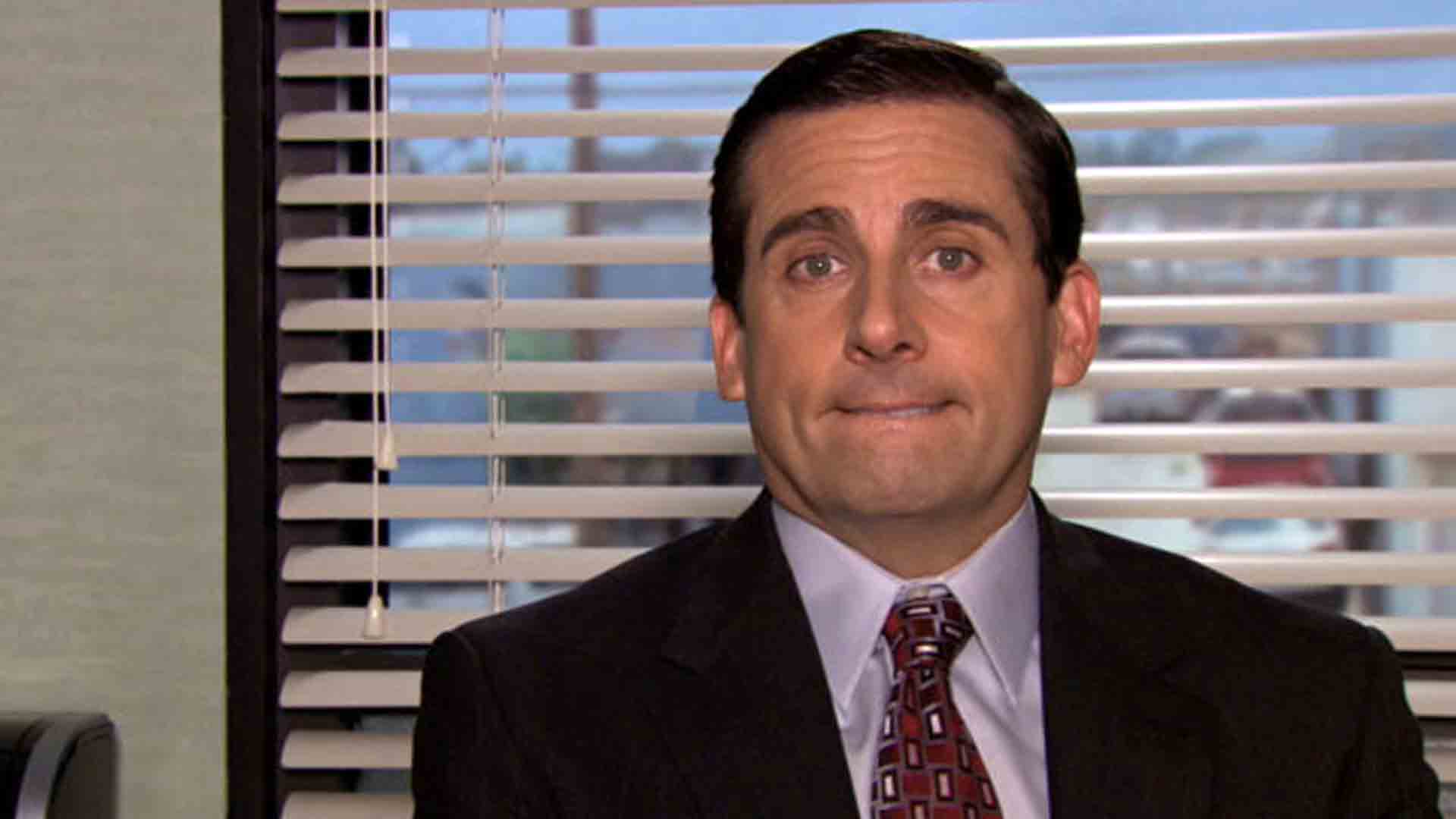 Steve Carell as Michael in "The Office"