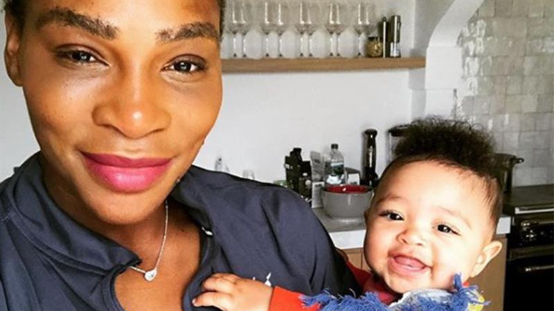 Serena Williams Shares The Cutest Pic Ever Of Her Daughter Olympia