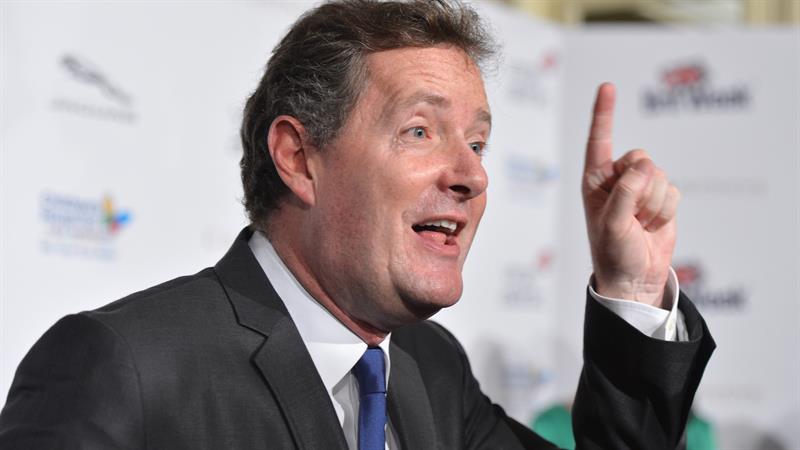 Piers Morgan Gets Pied In The Face After Shaming Daniel Craig For Wearing A Papoose Piers Morgan