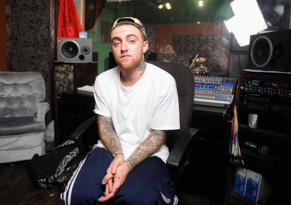Mac Miller performs during Behind The Scenes With MAC Miller Filming Music Choice's 'Take Back Your Music' Campaign at Music Choice on July 17, 2013 in New York City. (Photo by Jamie McCarthy/Getty Images) Mac Miller