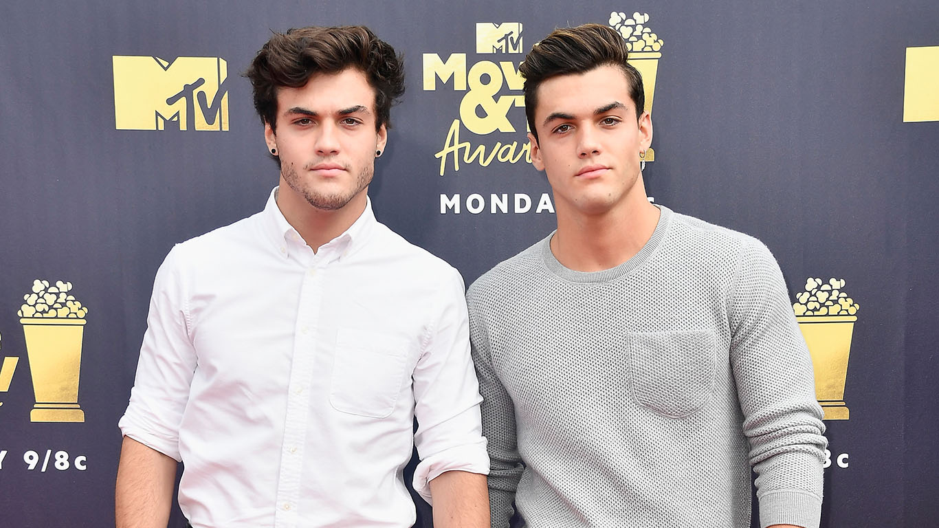 Ethan Dolan (L) and Grayson Dolan