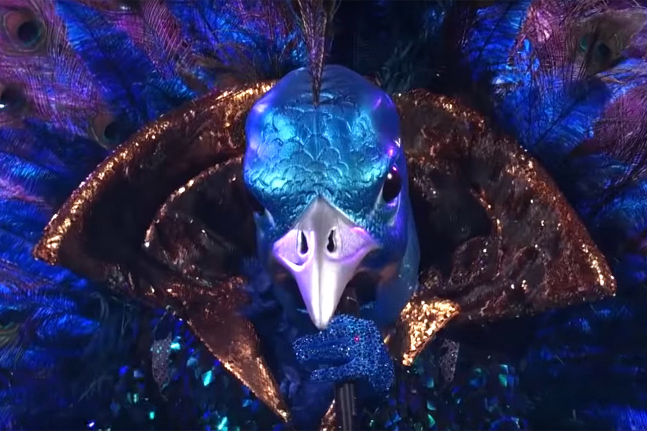 The Peacock from "The Masked Singer"