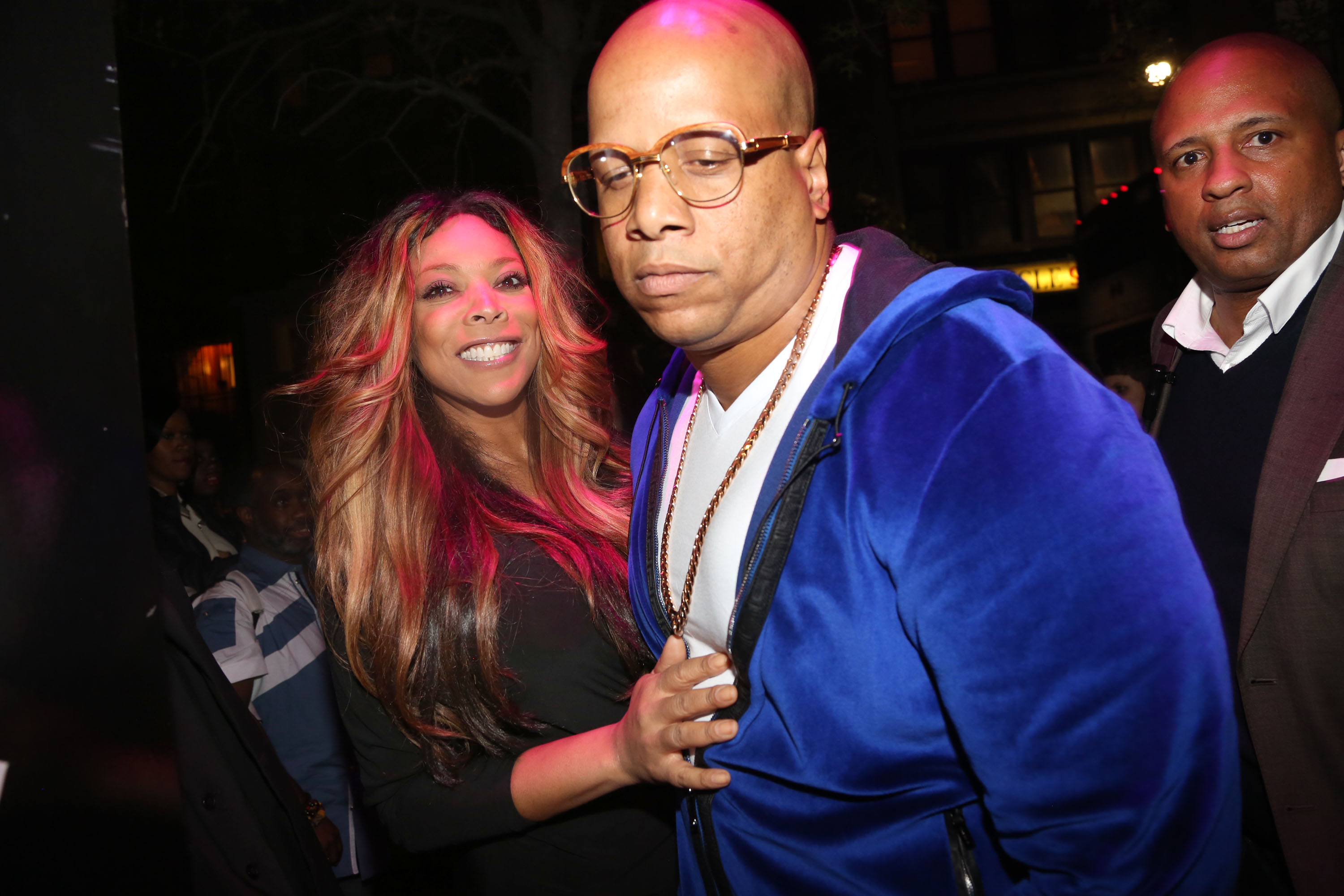 Wendy Williams, Hunter Kevin and Carlos Narcisse attend the "Ask Wendy" Book Release Party