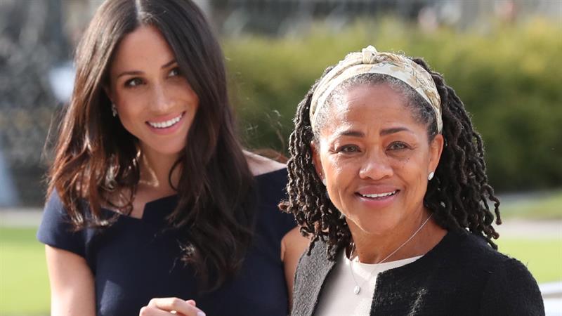 Doria Ragland Arrives In London Ahead Of Meghan Markle & Prince Harry's Royal Birth