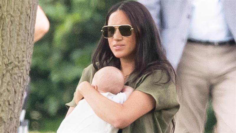 Meghan Markle Gives Baby Archie A Kiss During First Family Outing At Prince Harry's Polo Match