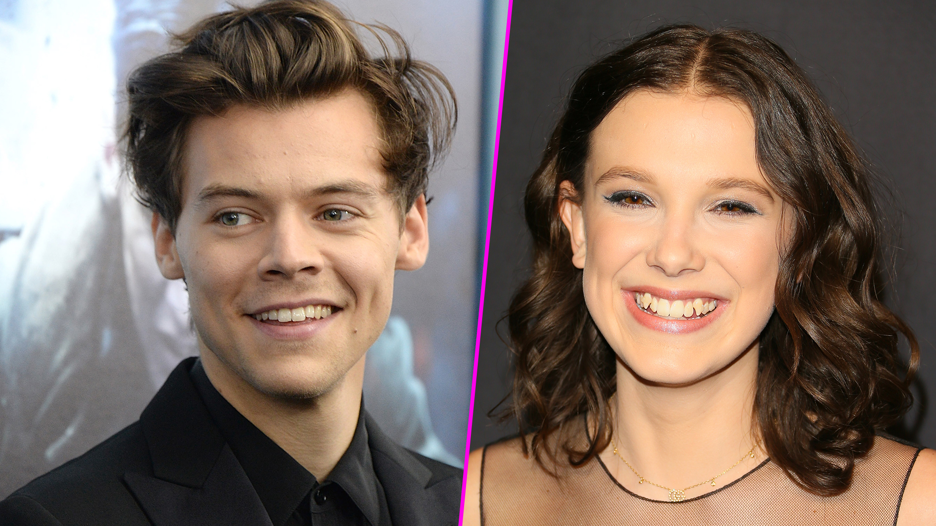 Harry Styles and Millie Bobby Brown