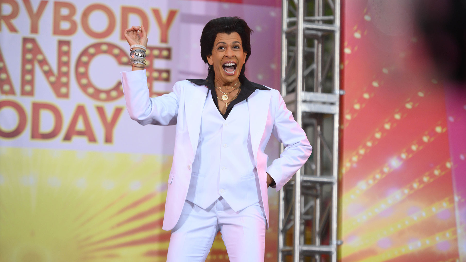 Hoda Kotb in a "Saturday Night Fever" costume