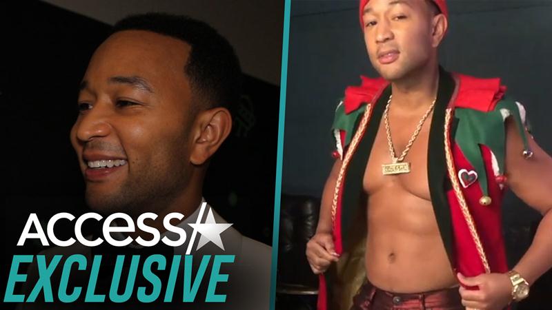 John Legend Laughs Over Chrissy Teigen S Reaction To His Sexy Elf Costume Will It Make A Comeback Access