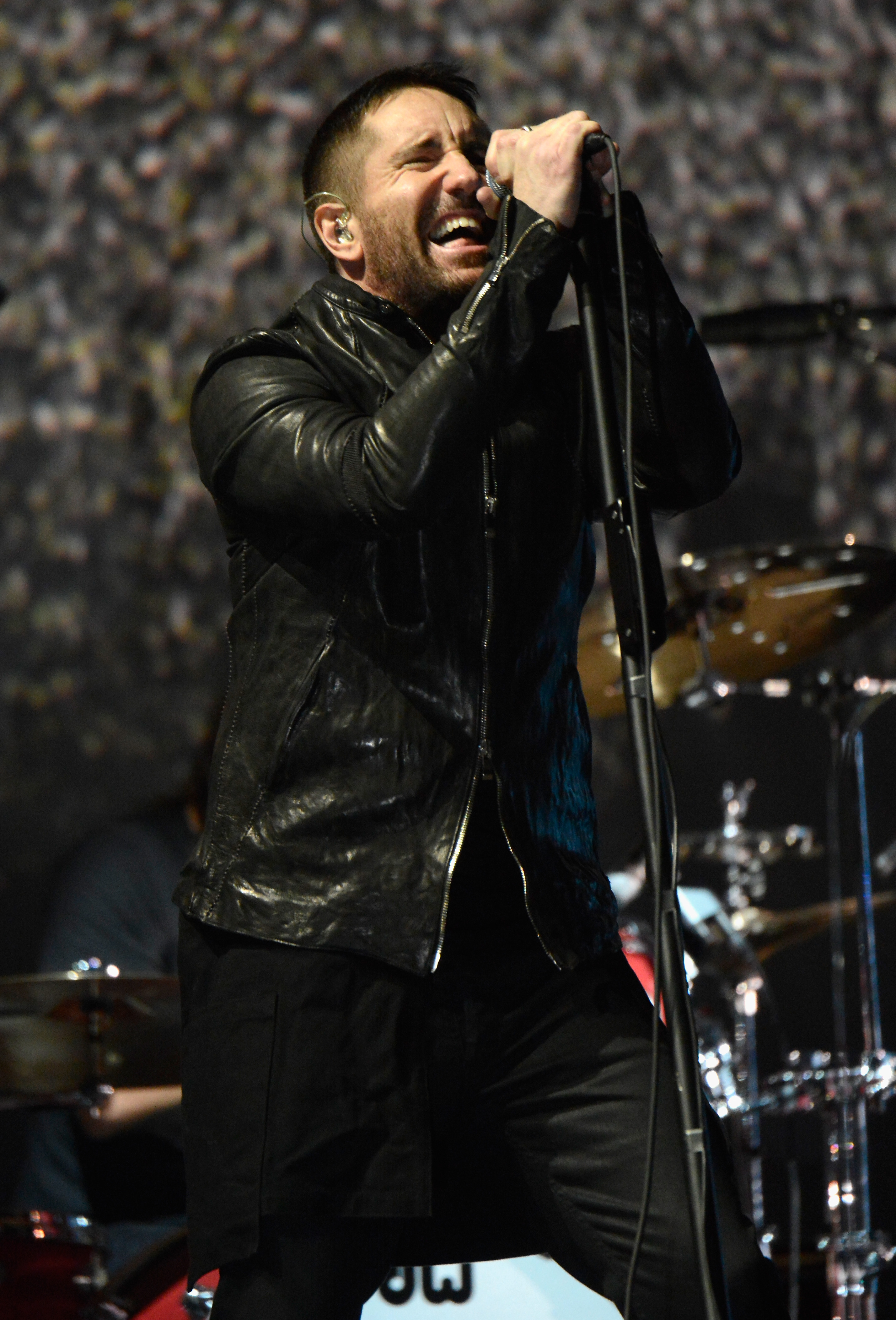 Trent Reznor onstage during the 56th Grammy Awards at Staples Center on January 26, 2014 in Los Angeles