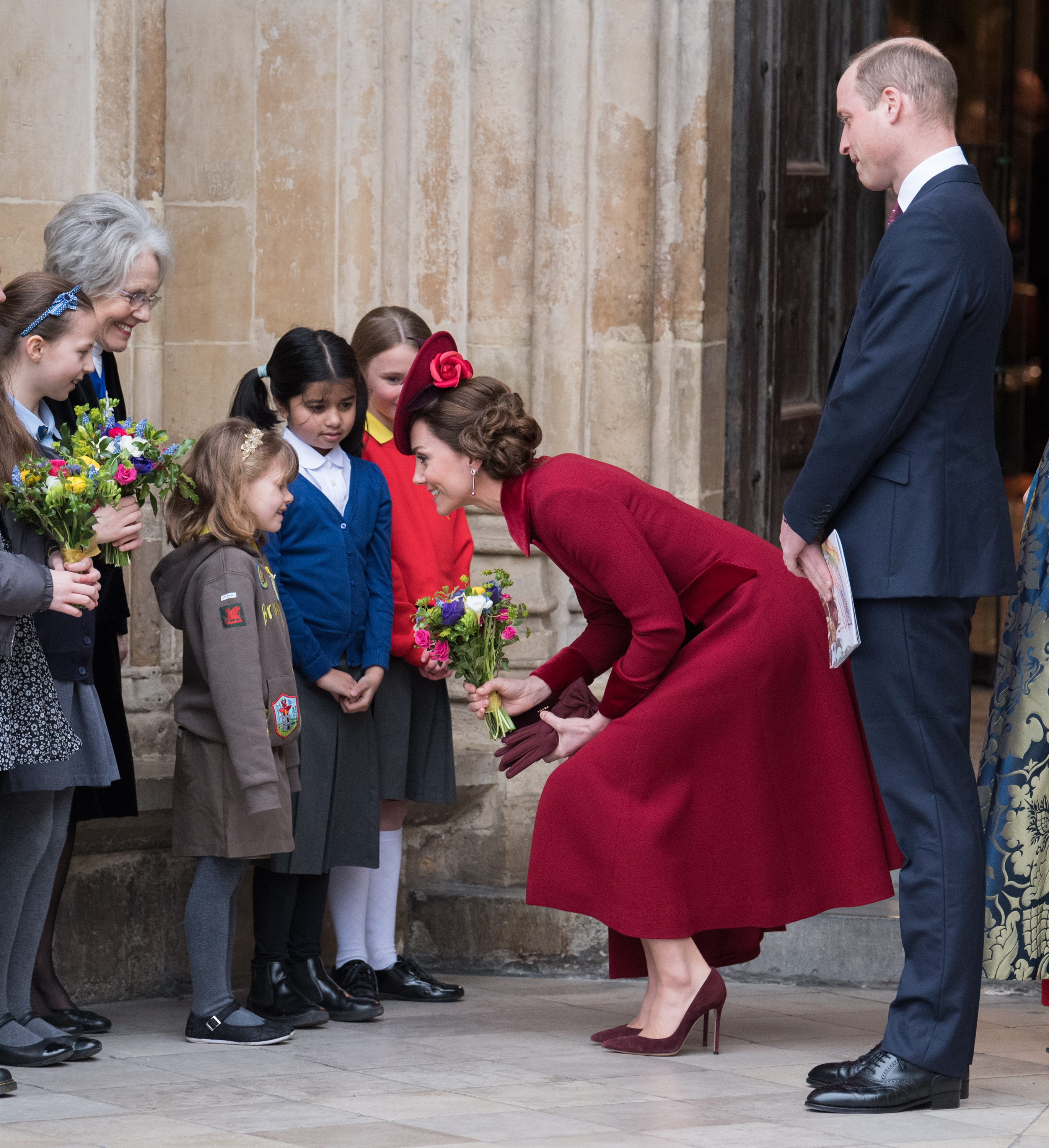 Catherine, Duchess of Cambridge and Prince William, Duke of Cambridge attend the Commonwealth Day Service 2020 on March 09, 2020 in London, England. (Photo by Samir Hussein/WireImage)