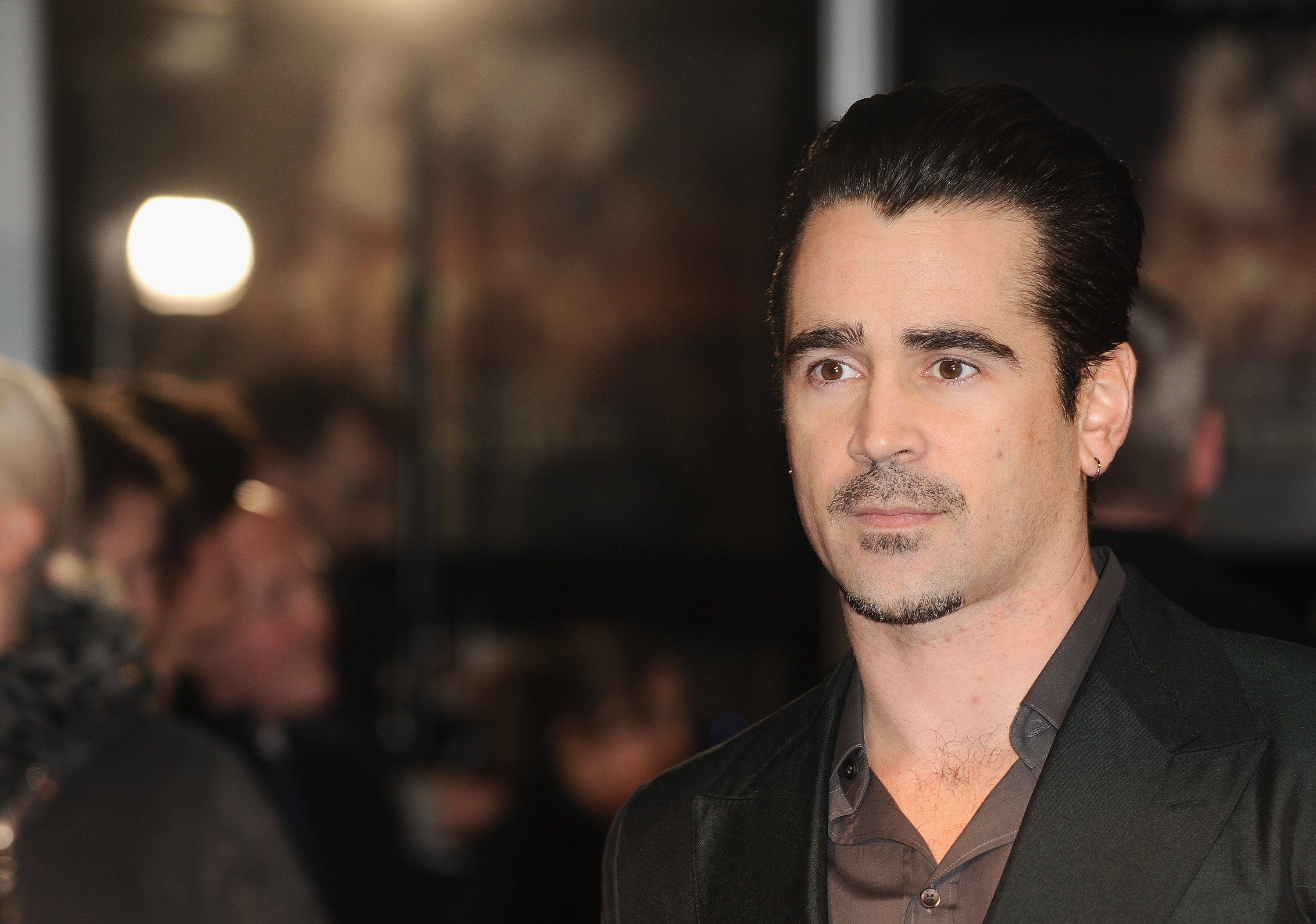 Colin Farrell attends the UK Premiere of ‘New York Winter’s Tale’ at ODEON Kensington on February 13, 2014 in London