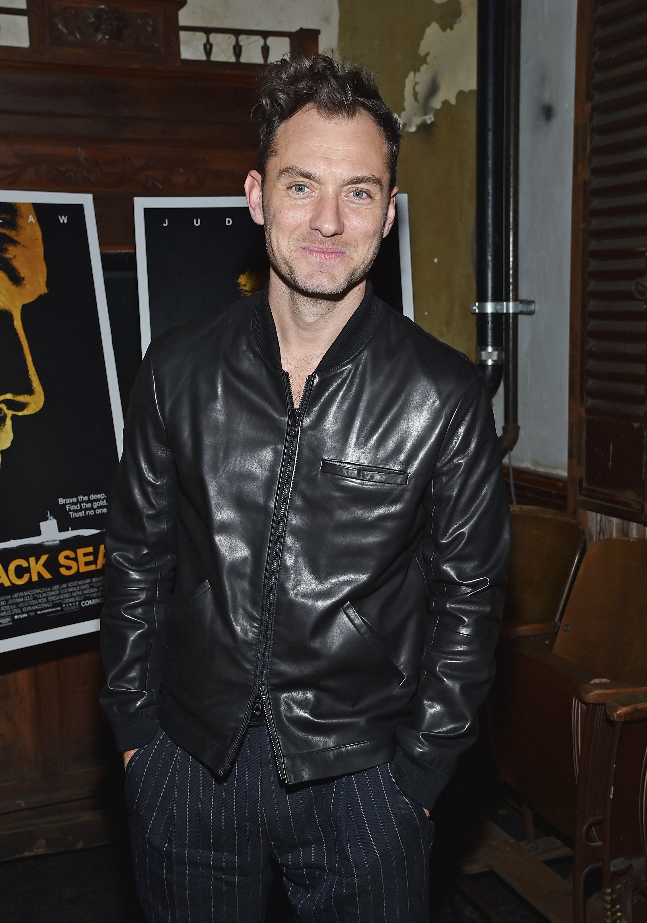 Jude Law attends the ‘Black Sea’ New York Screening after Party at Macao on January 21, 2015 in New York City