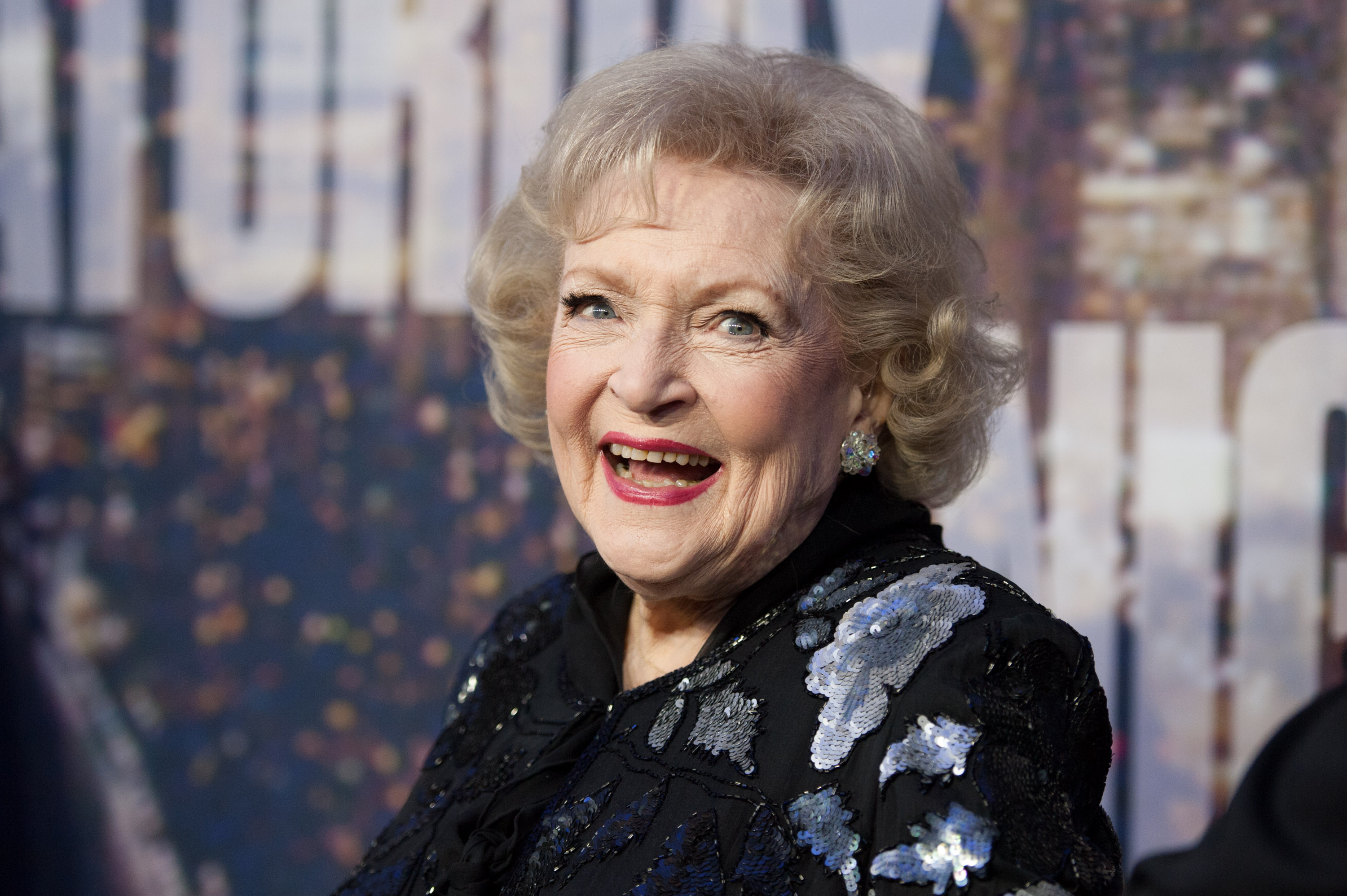 Betty White attends the SNL 40th Anniversary Celebration at Rockefeller Plaza on February 15, 2015 in New York City