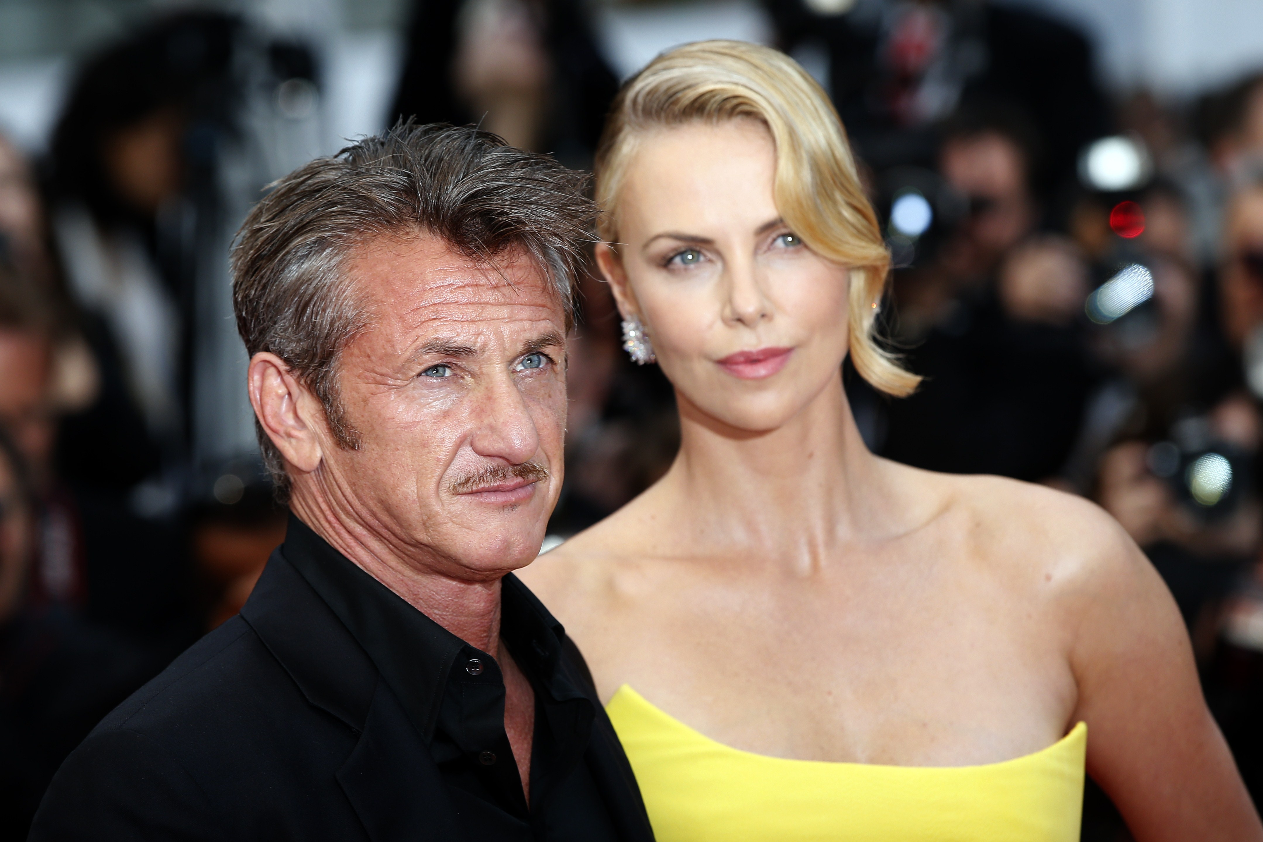 Charlize Theron and Sean penn on May 14, 2015