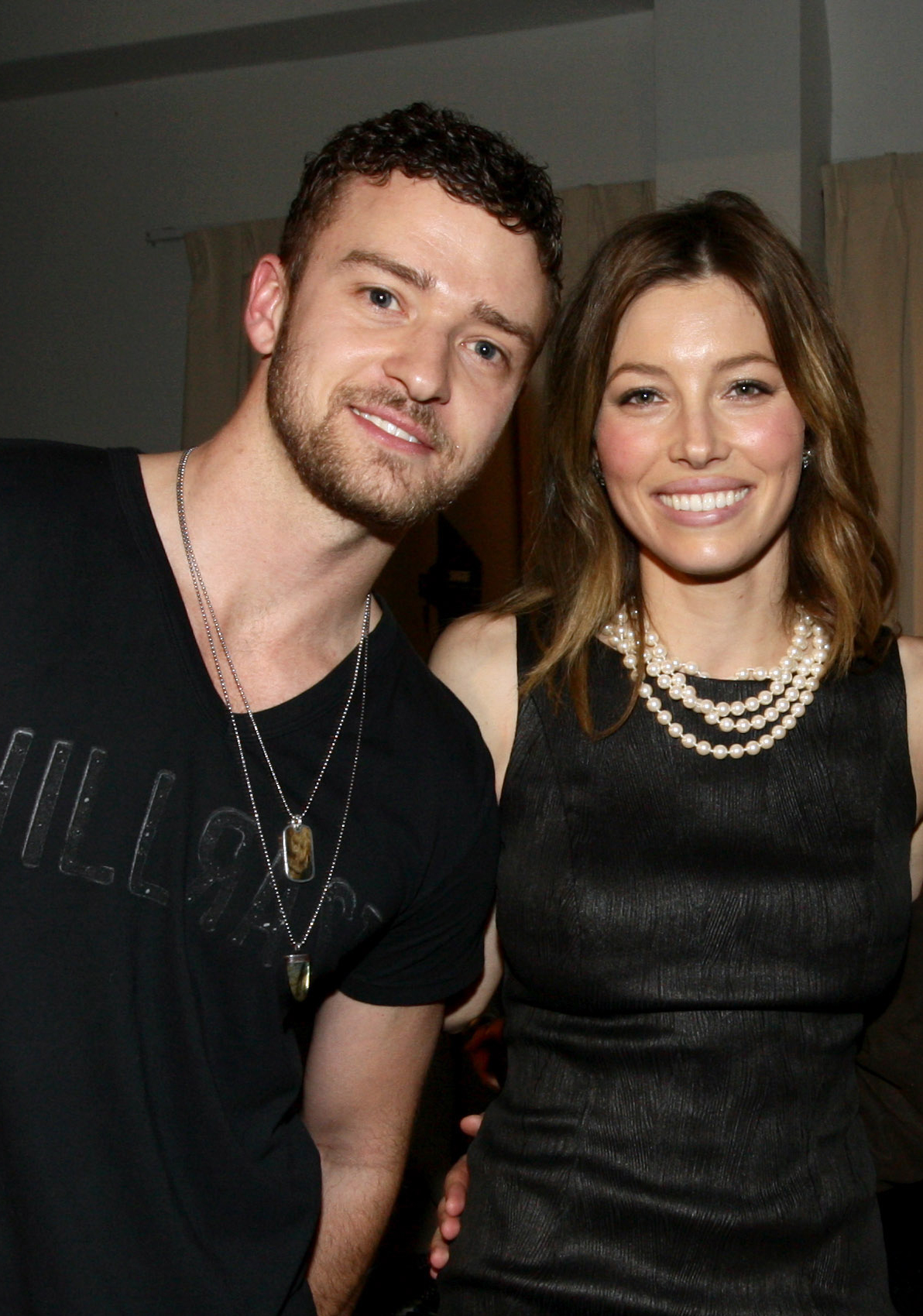 Justin Timberlake and Jessica Biel, Dec. 2008