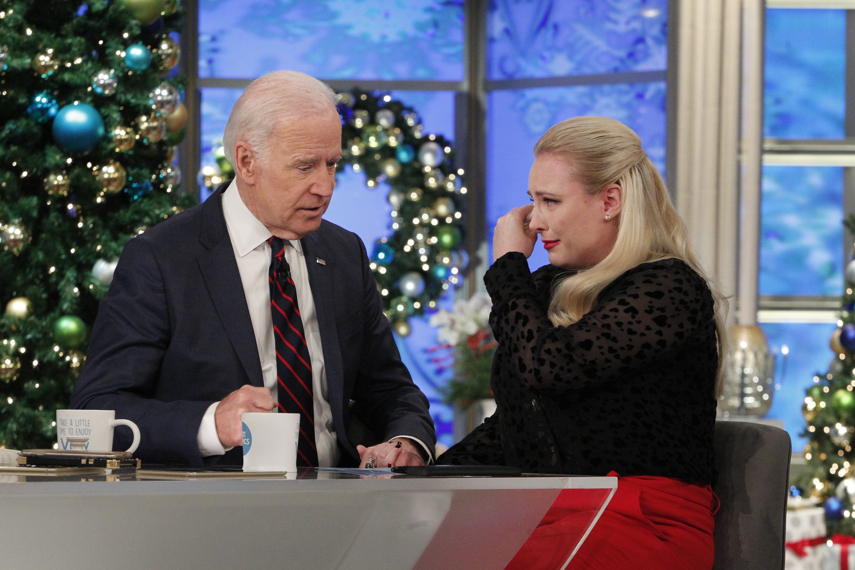 Joe-Biden-Consoles-Tearful-Meghan-McCain-On-The-View-As-They-Talk-John-McCains-Cancer-Battle