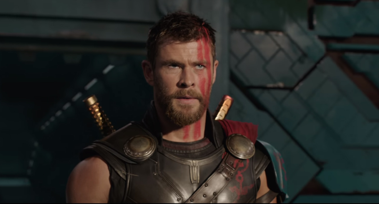 Chris Hemsworth in the ‘Thor: Ragnarok’ trailer