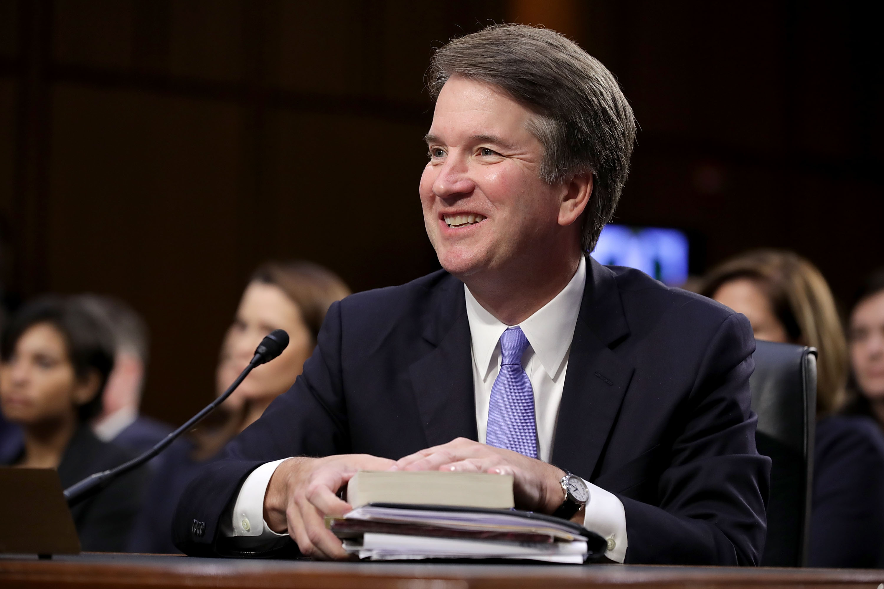 Supreme Court nominee Judge Brett Kavanaugh testifies before the Senate Judiciary Committee on the third day of his Supreme Court confirmation hearing on Capitol Hill September 6, 2018 in Washington, DC