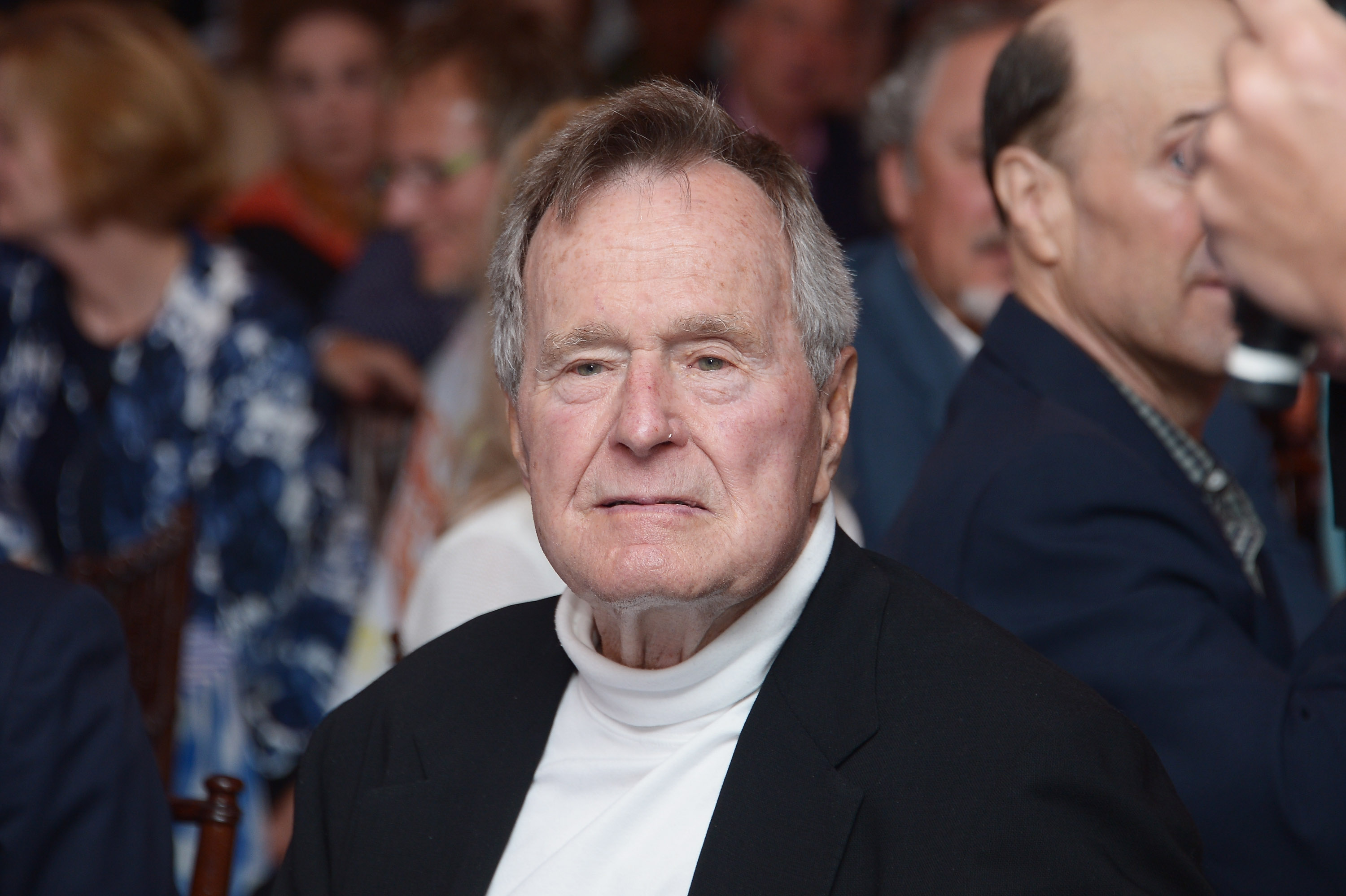 Former President George H.W. Bush Hospitalized 1 Day After Wife Barbara Bush's Funeral