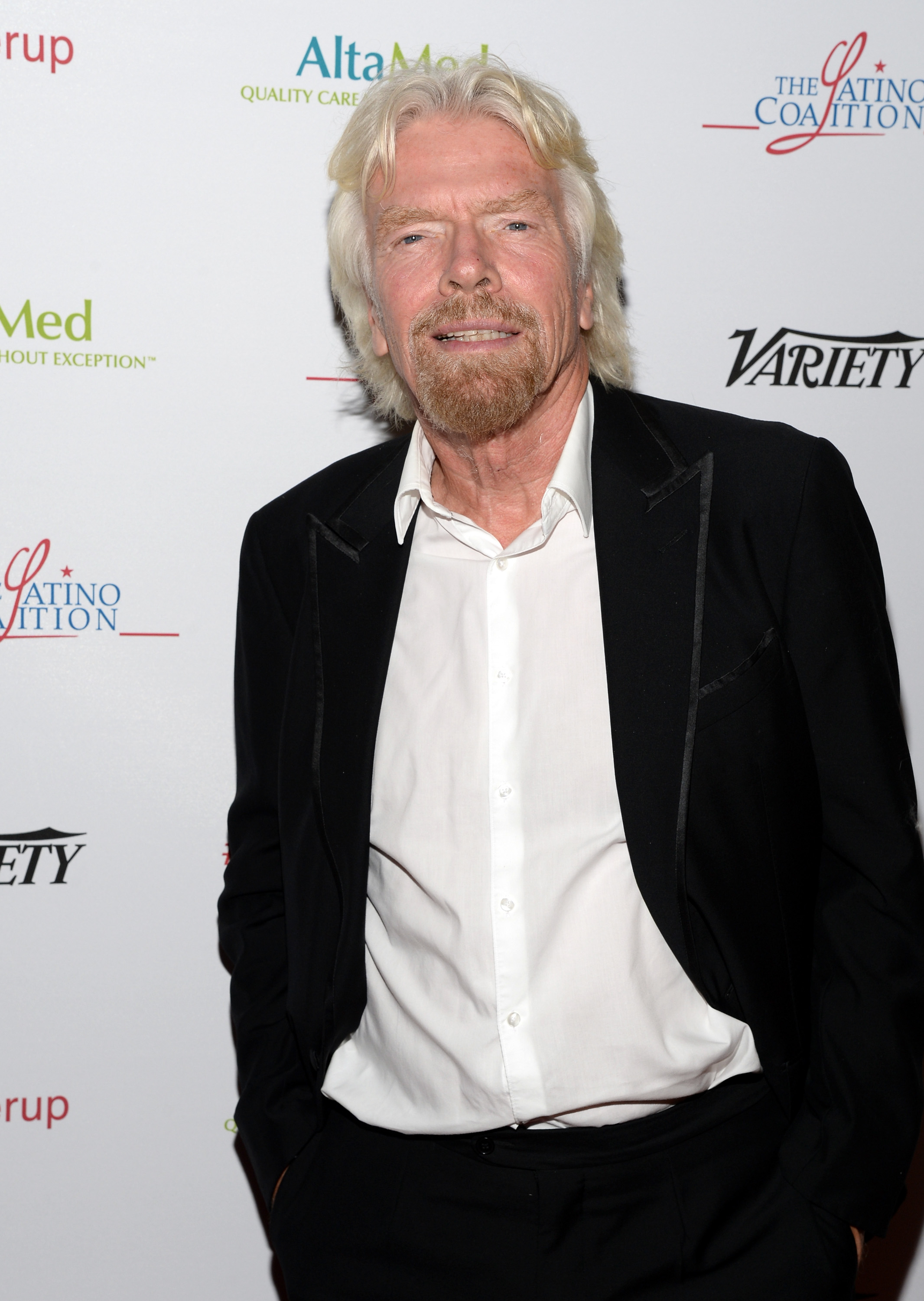 Billionaire Richard Branson Survives Bike Crash
