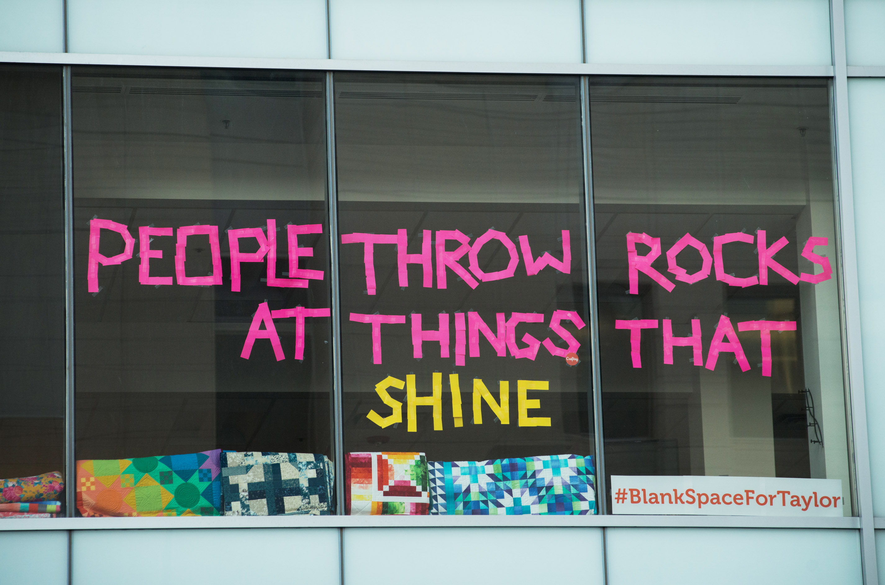 People Throw Rocks At Things That Shine