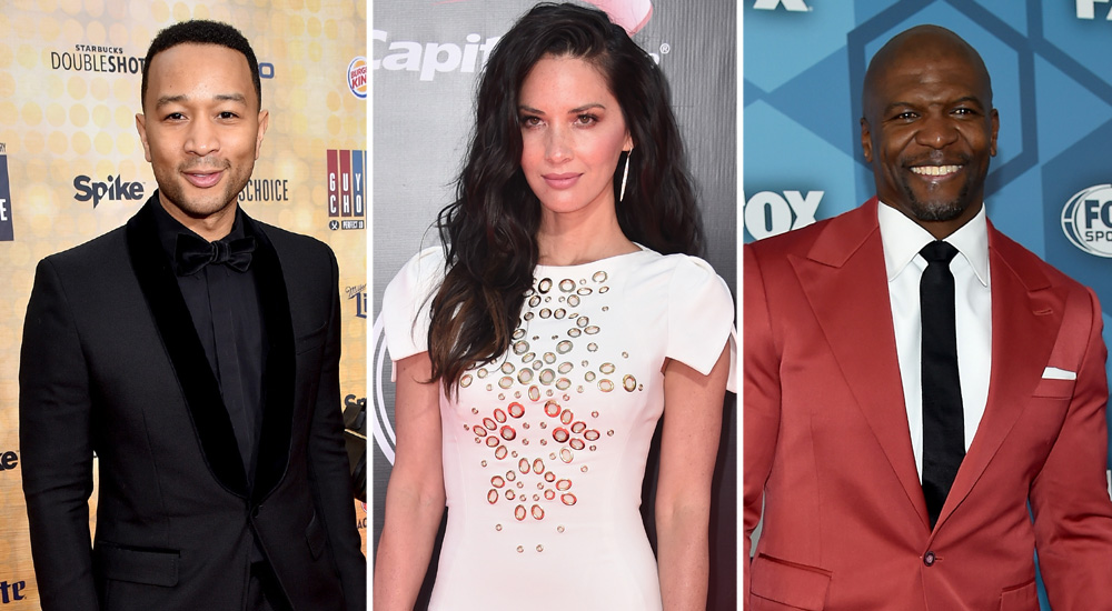 John Legend, Olivia Munn and Terry Crews