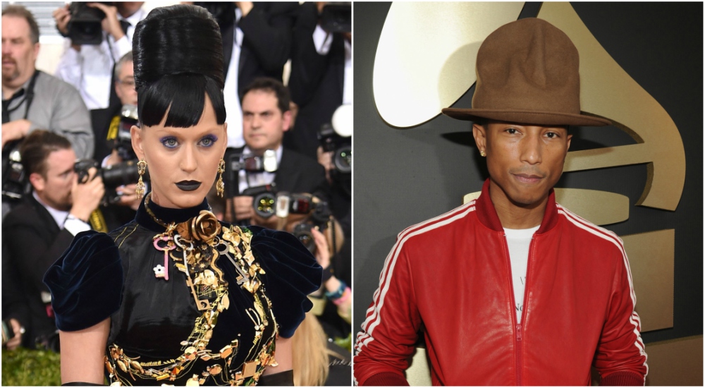 Katy Perry and Pharrell Williams