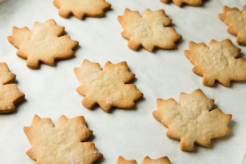 Maple Shortbread Cookies