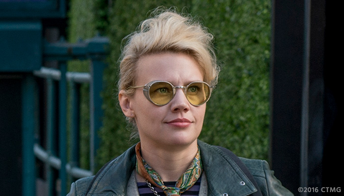 Kate McKinnon in a photo from the ‘Ghostbusters’ reboot on Feb. 3, 2016