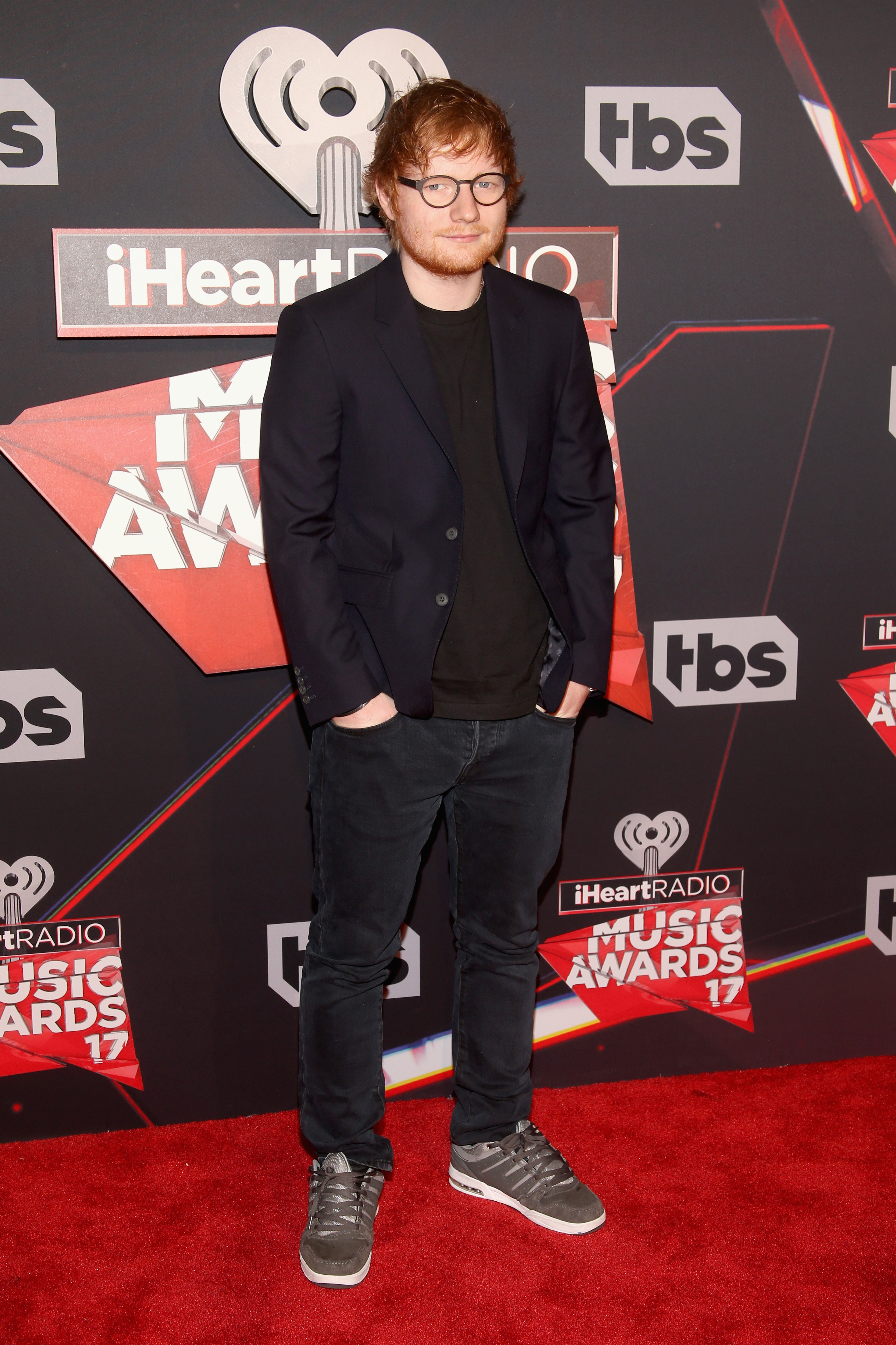 Ed Sheeran attends the 2017 iHeartRadio Music Awards at The Forum on March 5, 2017 in Inglewood, Calif.