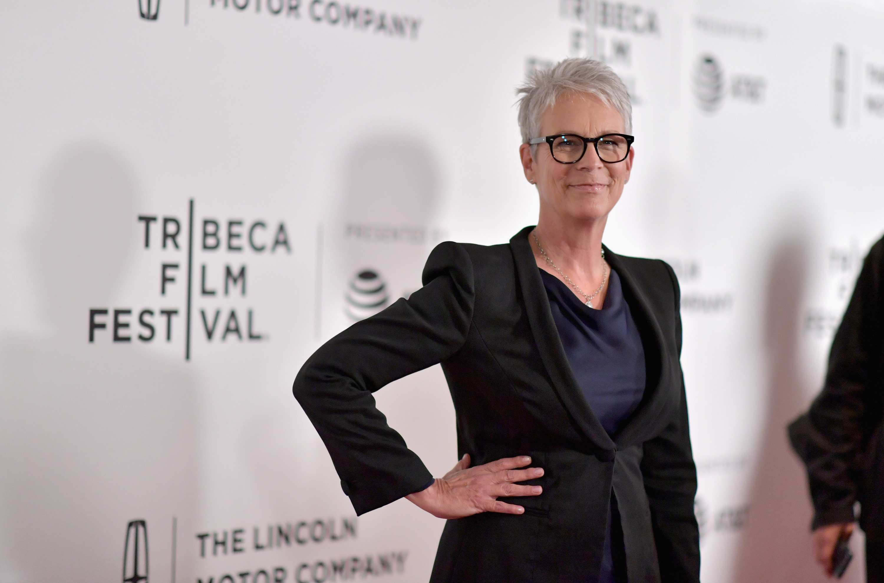 Jamie Lee Curtis attends the 'Hondros' Premiere during 2017 Tribeca Film Festival at Cinepolis Chelsea on April 21, 2017 in New York City