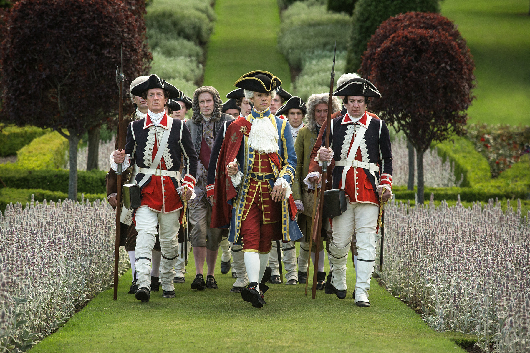 Lionel Lingelser as King Louis XV in ‘Outlander’ Season 2, Episode 5 — ‘Untimely Resurrection’