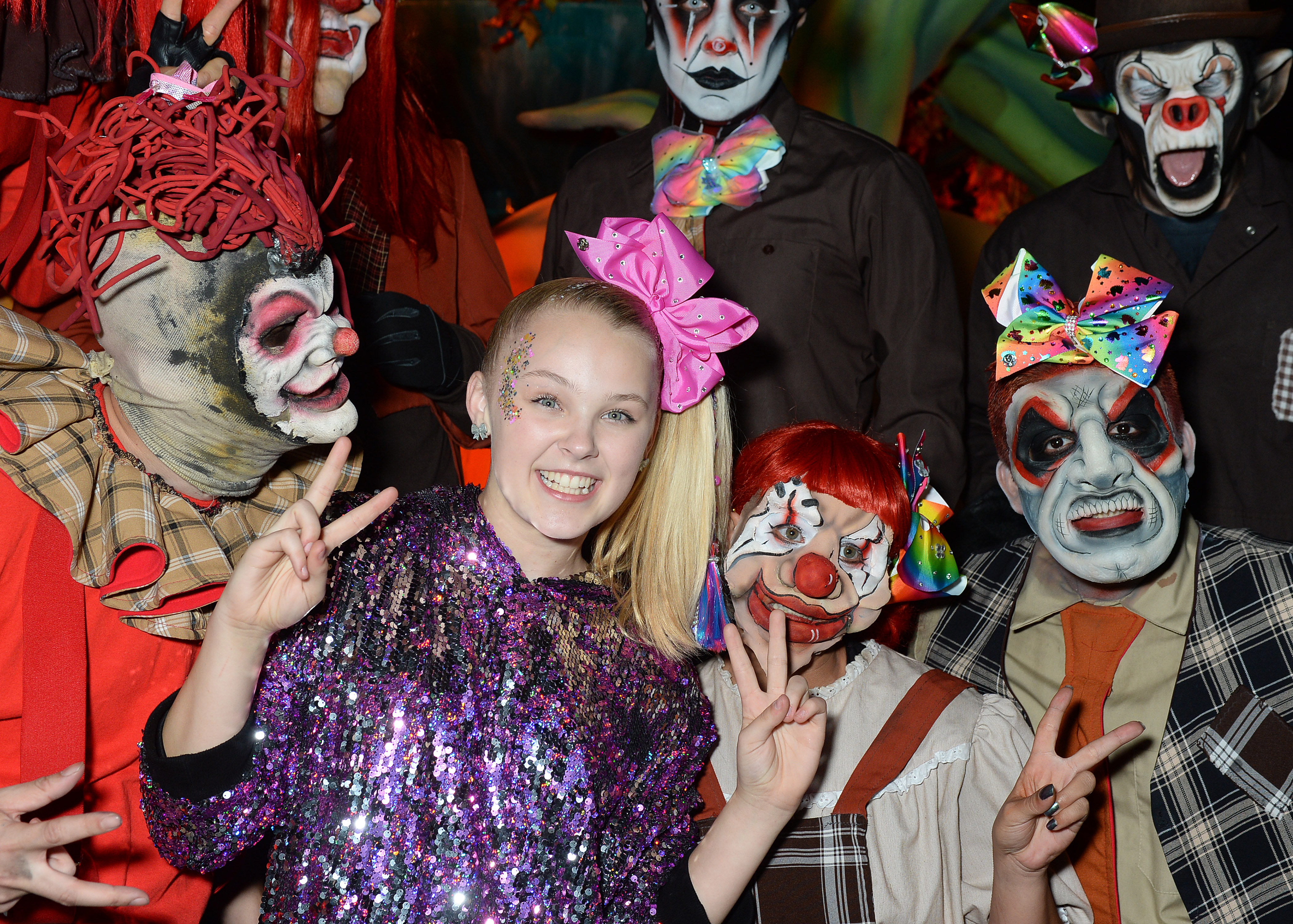 JoJo Siwa visits Knotts Scary Farm